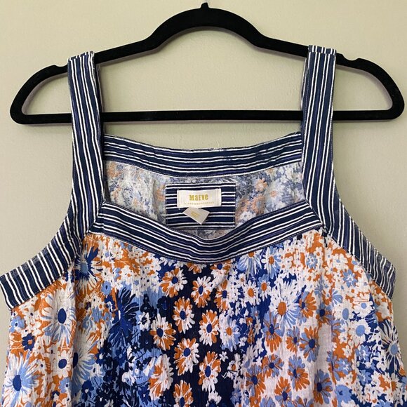 NWT Maeve Square Neck Floral Tank Top Size Medium - Picture 3 of 6